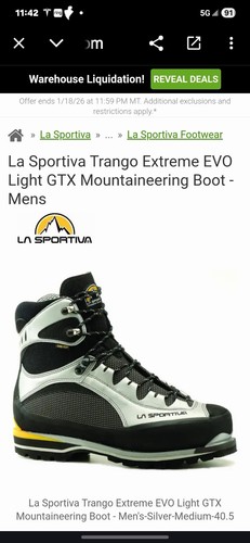 Sportiva trango extreme evo - extreme,